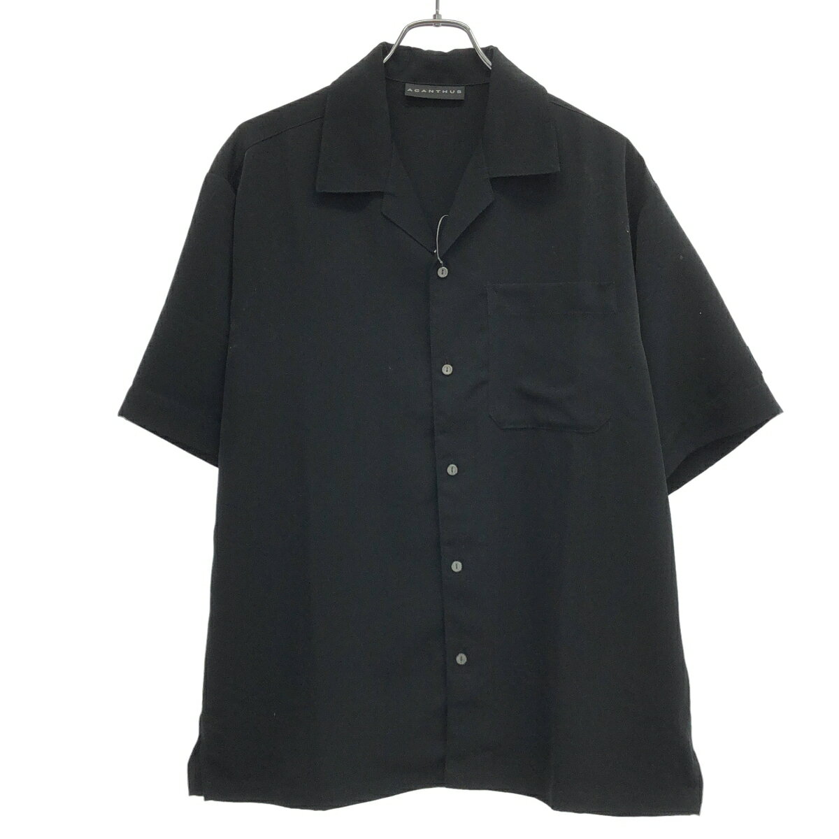 乐天商城 - ACANTHUS アカンサス ショートスリーブシャツ SH2301SP ブラック L 【中古】 ITNH7M02INEE
