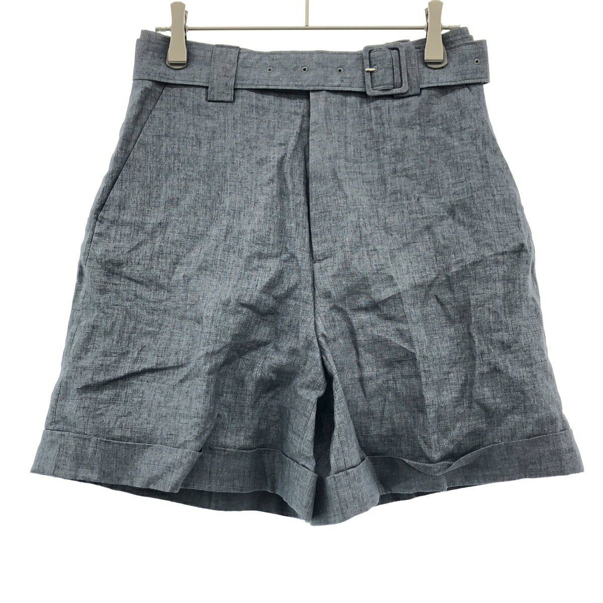 樂天商城 - MARGARET HOWELL マーガレット ハウエル リネンベルテッドパンツ 576-141402 グレー 1 【中古】 ITZN7LT7FKRK