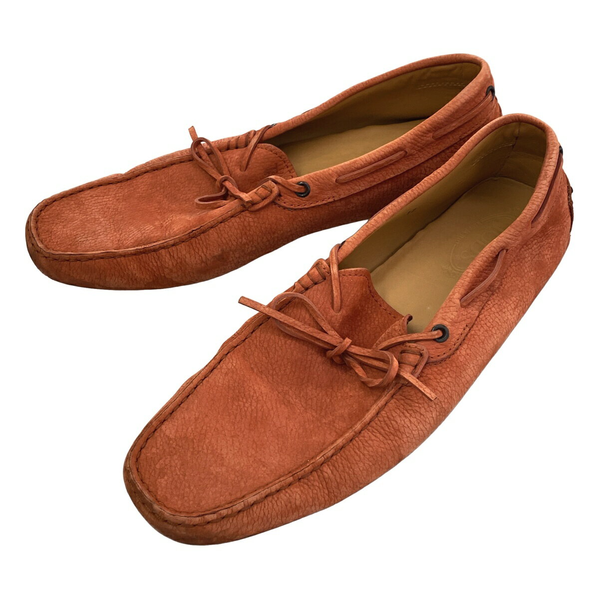 Rakuten - TOD’S トッズ レザードライビングシューズ オレンジ 12 【中古】 ITAX8MZ9O8H1