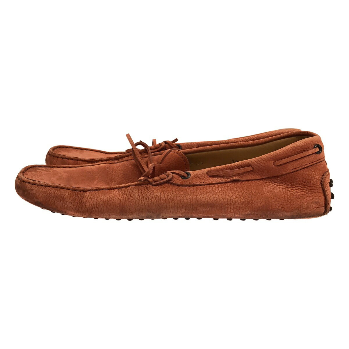 TOD’S トッズ レザードライビングシューズ オレンジ 12 【中古】 ITAX8MZ9O8H1