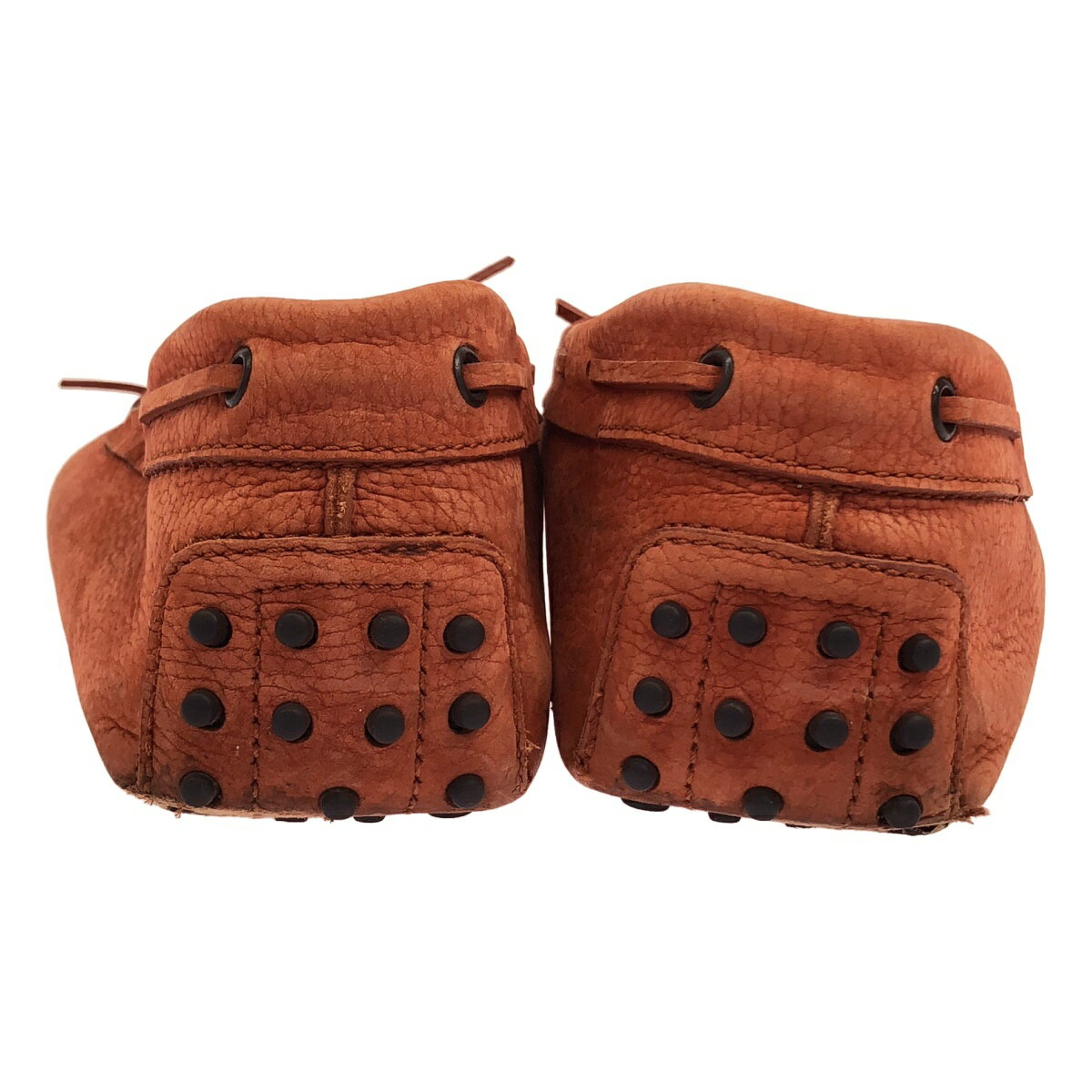 TOD’S トッズ レザードライビングシューズ オレンジ 12 【中古】 ITAX8MZ9O8H1