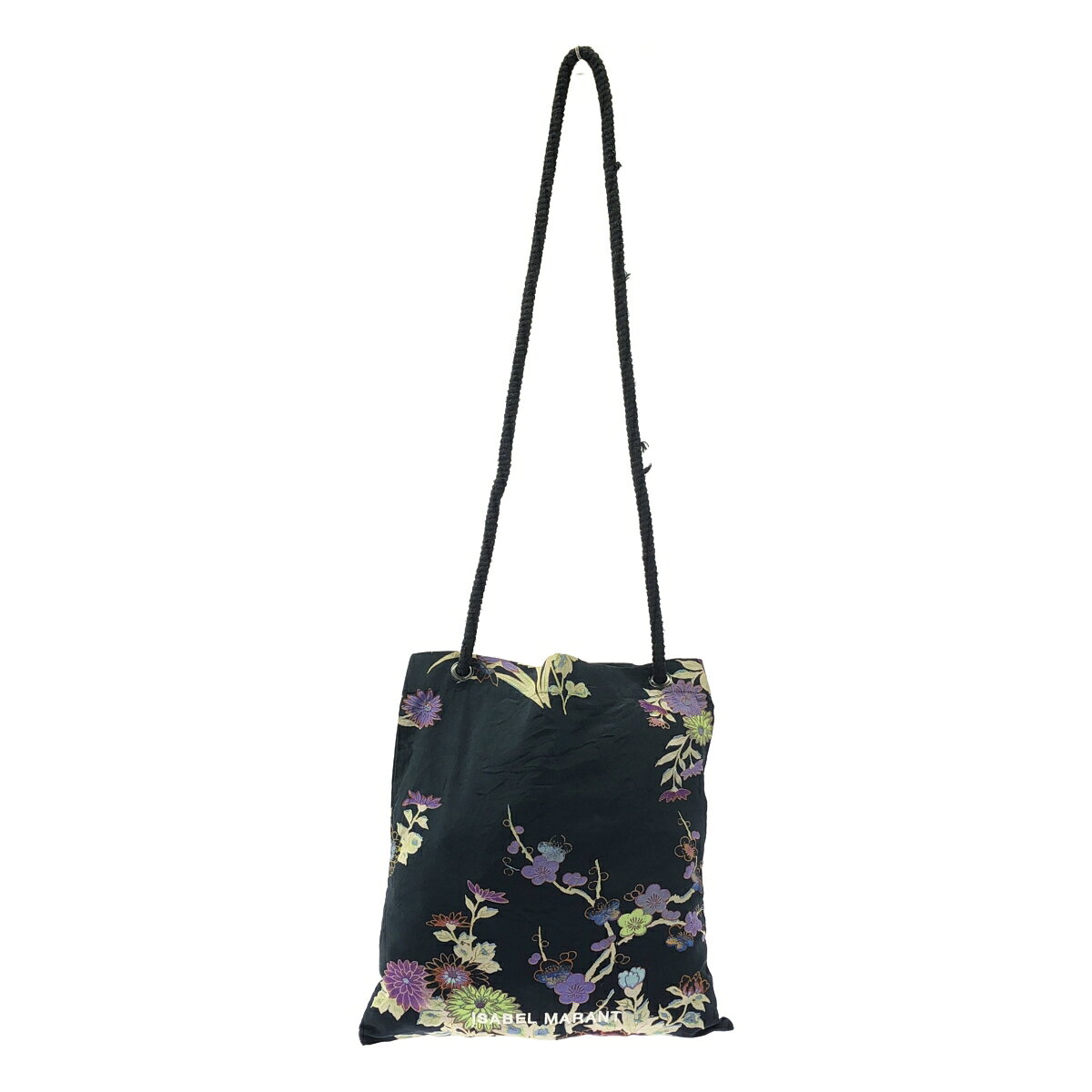 ISABEL MARANT イザベルマラン フラワープリントショルダーバッグ 17H1170 ダークネイビー 【中古】 ITJETA7704Z2