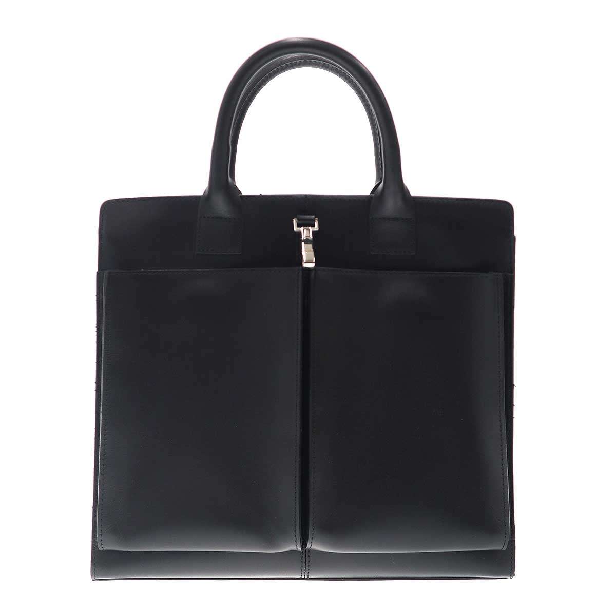 Rich I リッチアイ M.RECTANGLE LEATER HELMET BAG ショルダーバッグ i-004-B-03 ブラック 【中古】 ITJCT017DQ47