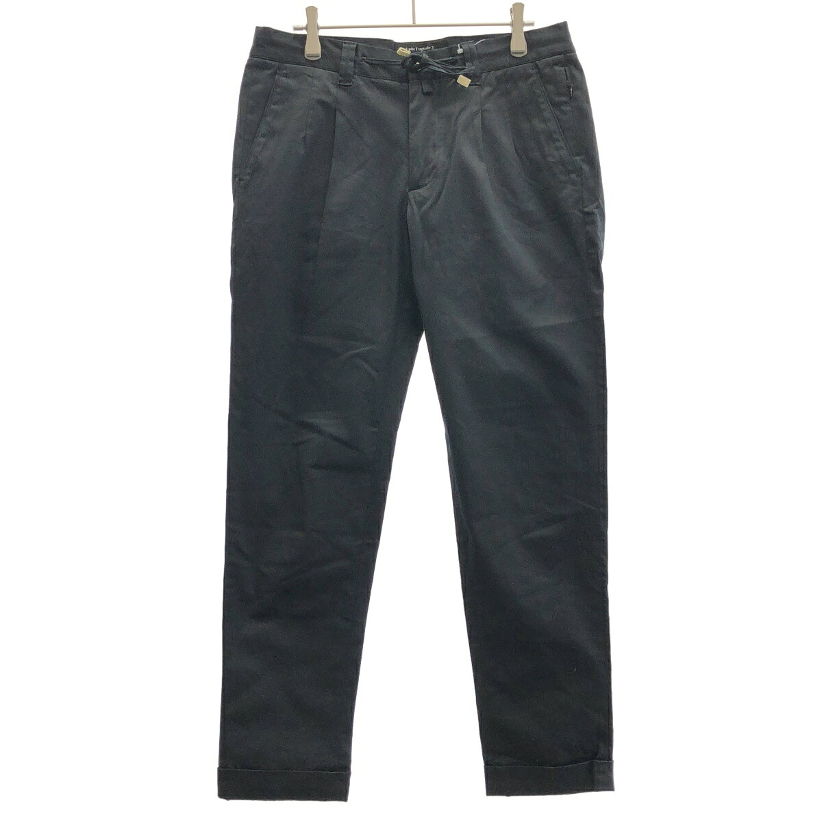 Rakuten - 1piu1uguale3×giab's ARCHIVIO ウノピゥウノウグァーレトレ ジャブス アルキヴィオ easy Italian trousers イージーパンツ MPP089 CTU056 ブラック 5 【中古】 ITOG1U57DGYO