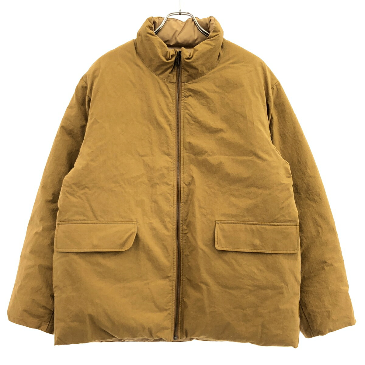 HUG O WaR CLOTH CROSS ハグオーワー クロスアンドクロス リバーシブルパファーブルゾン ベージュ F 【中古】 ITT7Z1H26WXW