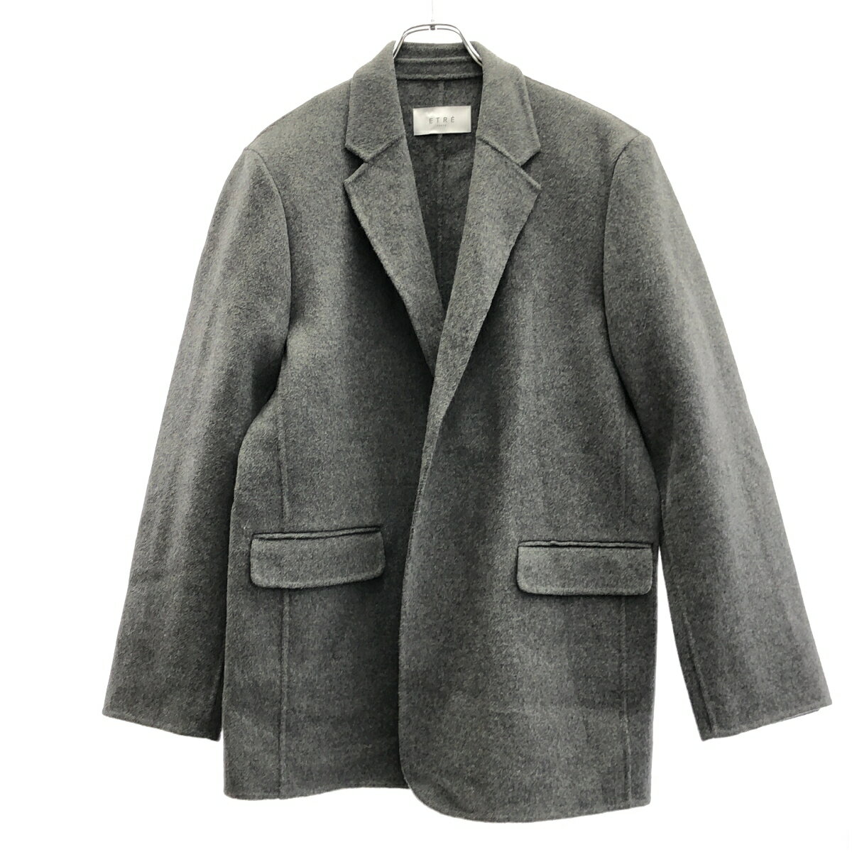 樂天商城 - ETRE TOKYO エトレトウキョウ 23AW リバーストールジャケット 1223501012 グレー M 【中古】 ITUIIC2HQYRS