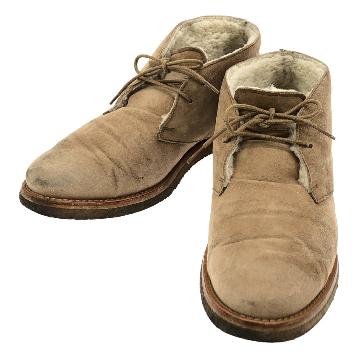 Rakuten - TOD’S トッズ ムートンチャッカブーツ ベージュ 36 【中古】 ITRFUC149RVC