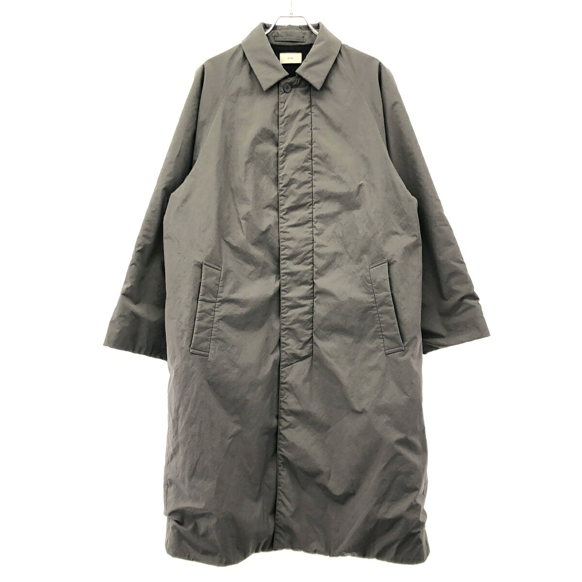 Rakuten - ATON エイトン 23AW TECHNO COTTON PADDED COAT テクノコットン パデッドコート 7074640 グレー 04 【中古】 ITNCDQSX3YAA