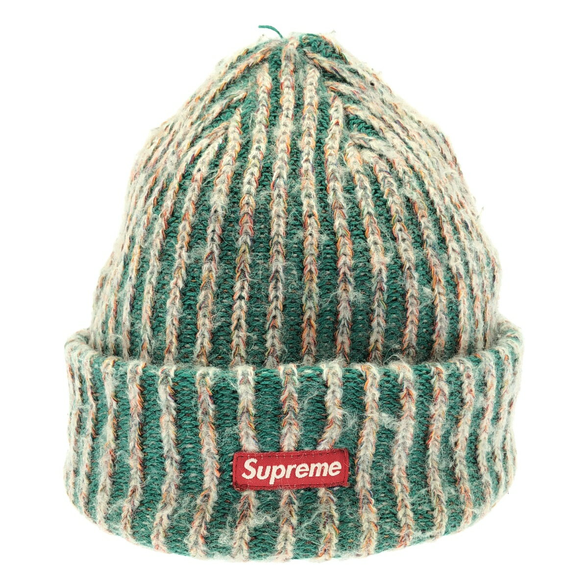 乐天商城 - Supreme シュプリーム 20AW Rainbow Knit Loose Gauge Beanie レインボー ニット ビーニー グリーン 【中古】 IT9PYZVE2IYS
