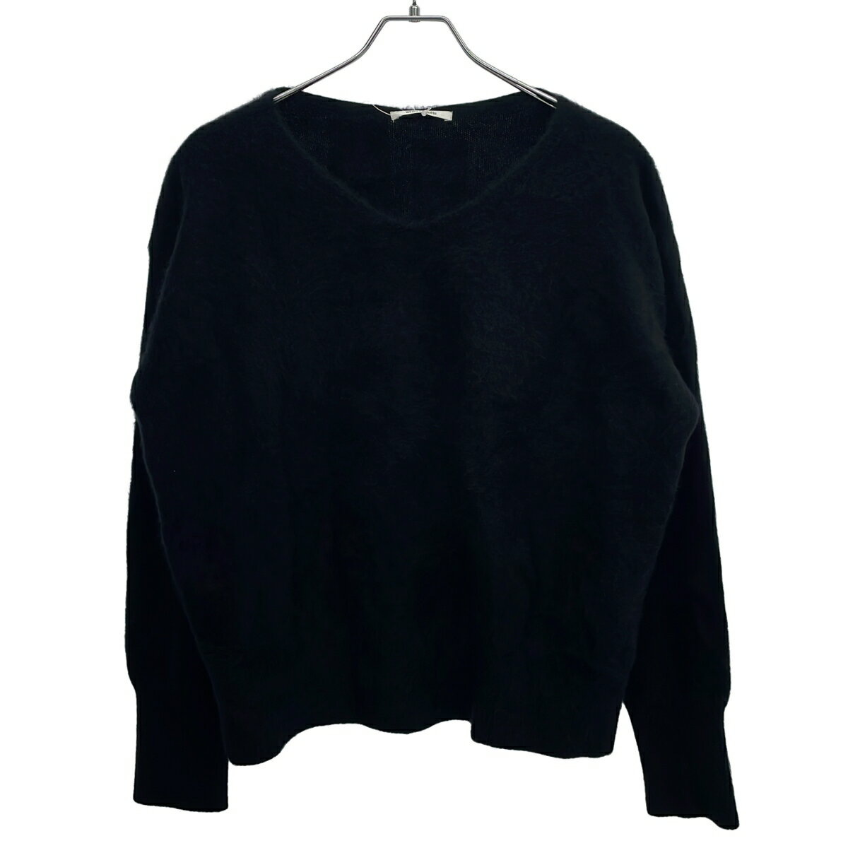 Rakuten - Whim Gazette ウィム ガゼット 25AW フォックスウール Vネックプルオーバーニットセーター WGZ1052405A0006 ブラック F 【中古】 IT5F49SEFMAG