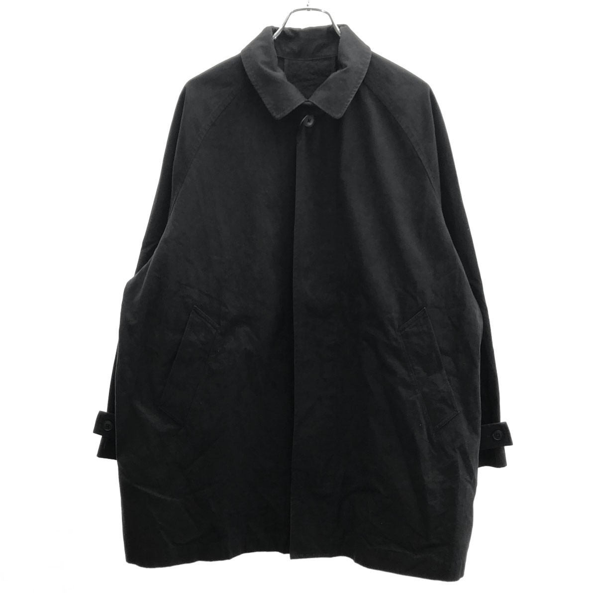 kagure かぐれ コットンバックタックショートコート GAA4-27M003 ブラック F 【中古】 ITBH076E8J80