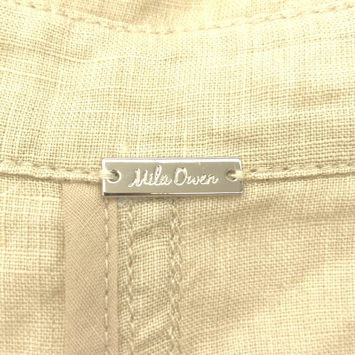 Mila Owen ミラオーウェン 20SS リネントレンチコート 09WFC201140 ベージュ 1 【中古】 IT5AY7ZY18US modescape-10323266 MODESCAPE 楽天市場店 サンプル画像3
