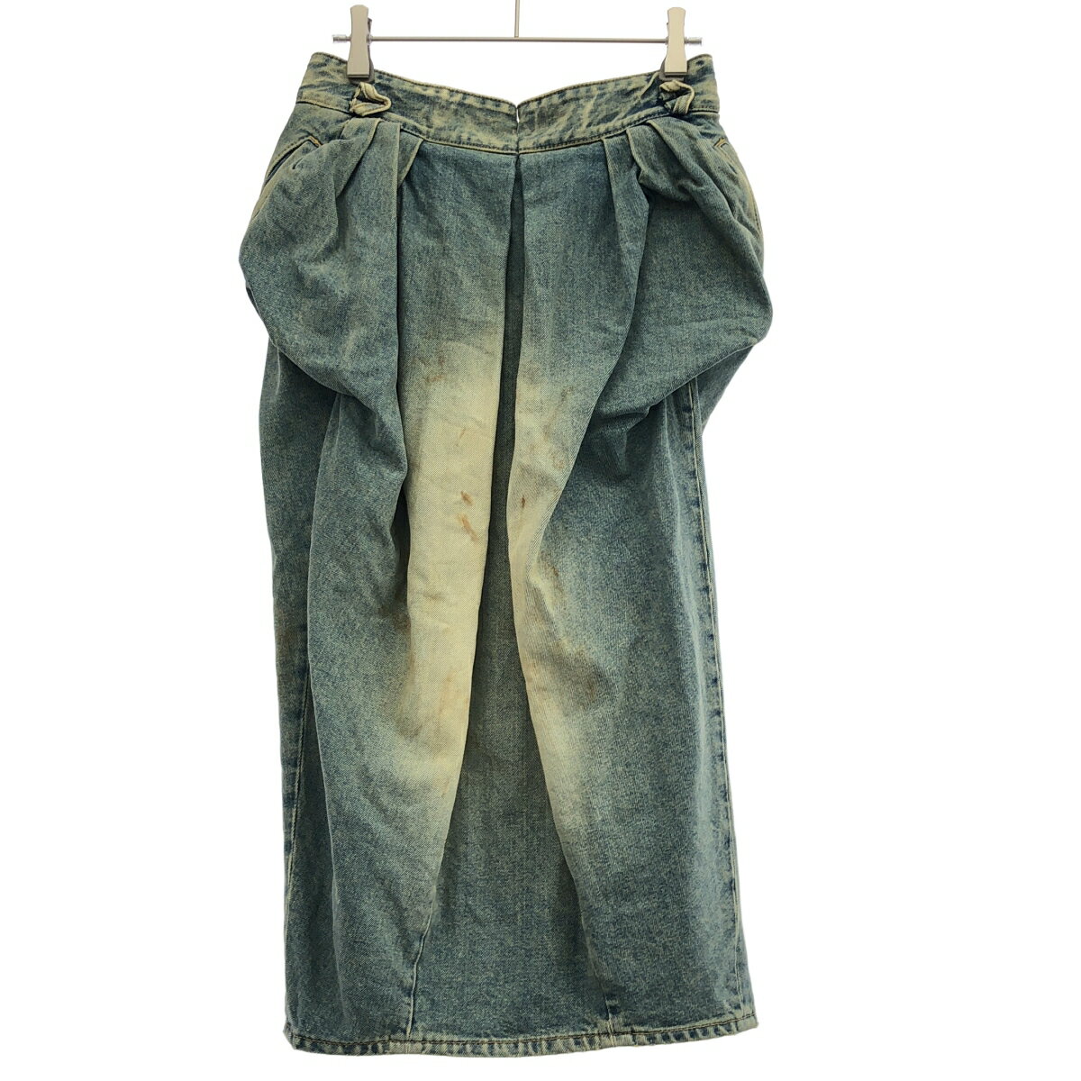 乐天商城 - Maison Margiela 4 14 メゾン マルジェラ 22AW ヴィンテージデニムスカート SI0MA0006 S30561 インディゴ 36 【中古】 ITKY4REHI2YS