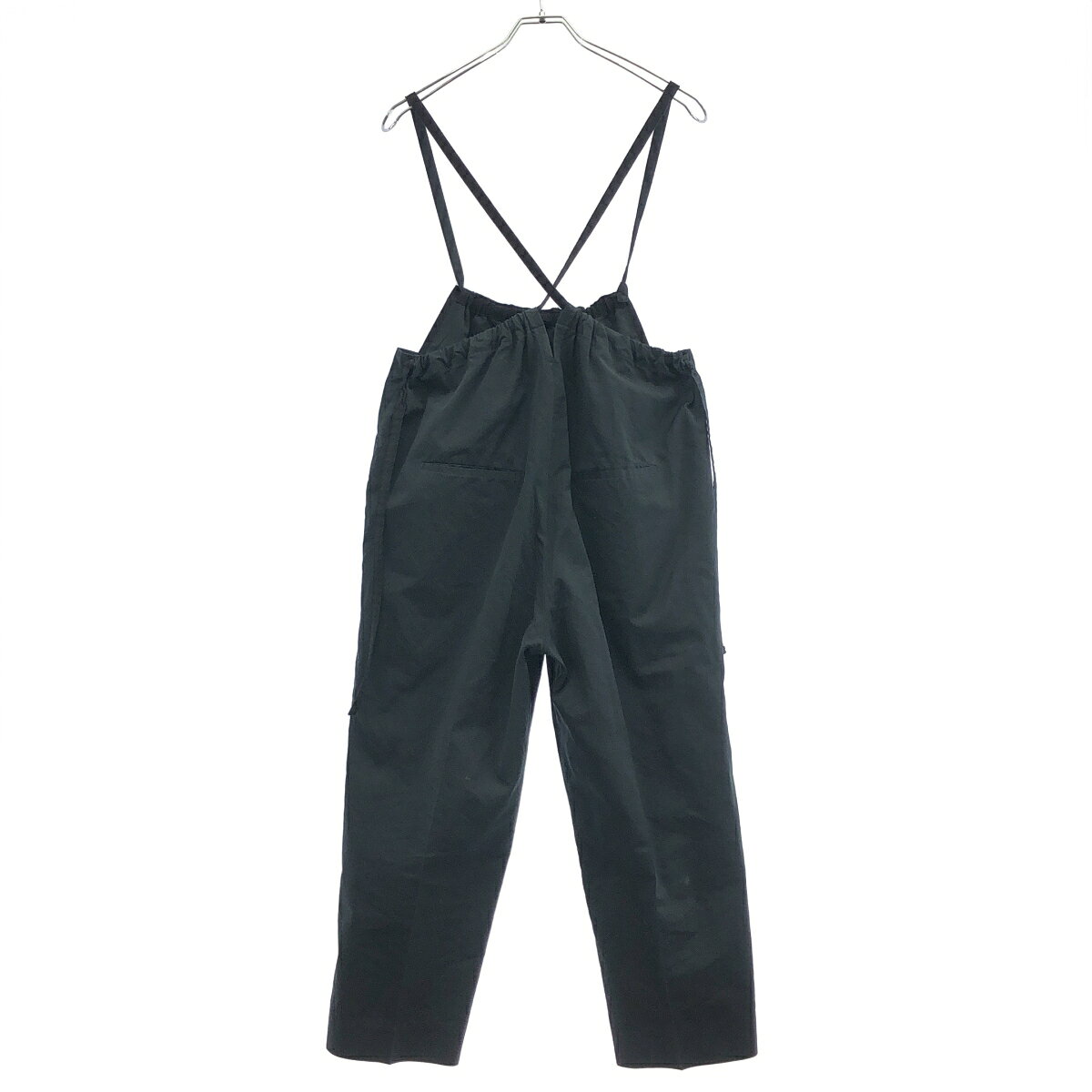 MODESCAPE 楽天市場店のDrawer ドゥロワー コットンシルクオーバーオール 6514-236-1212 ブラック 36 【中古】 IT05JR2OSCJT｜アングル2