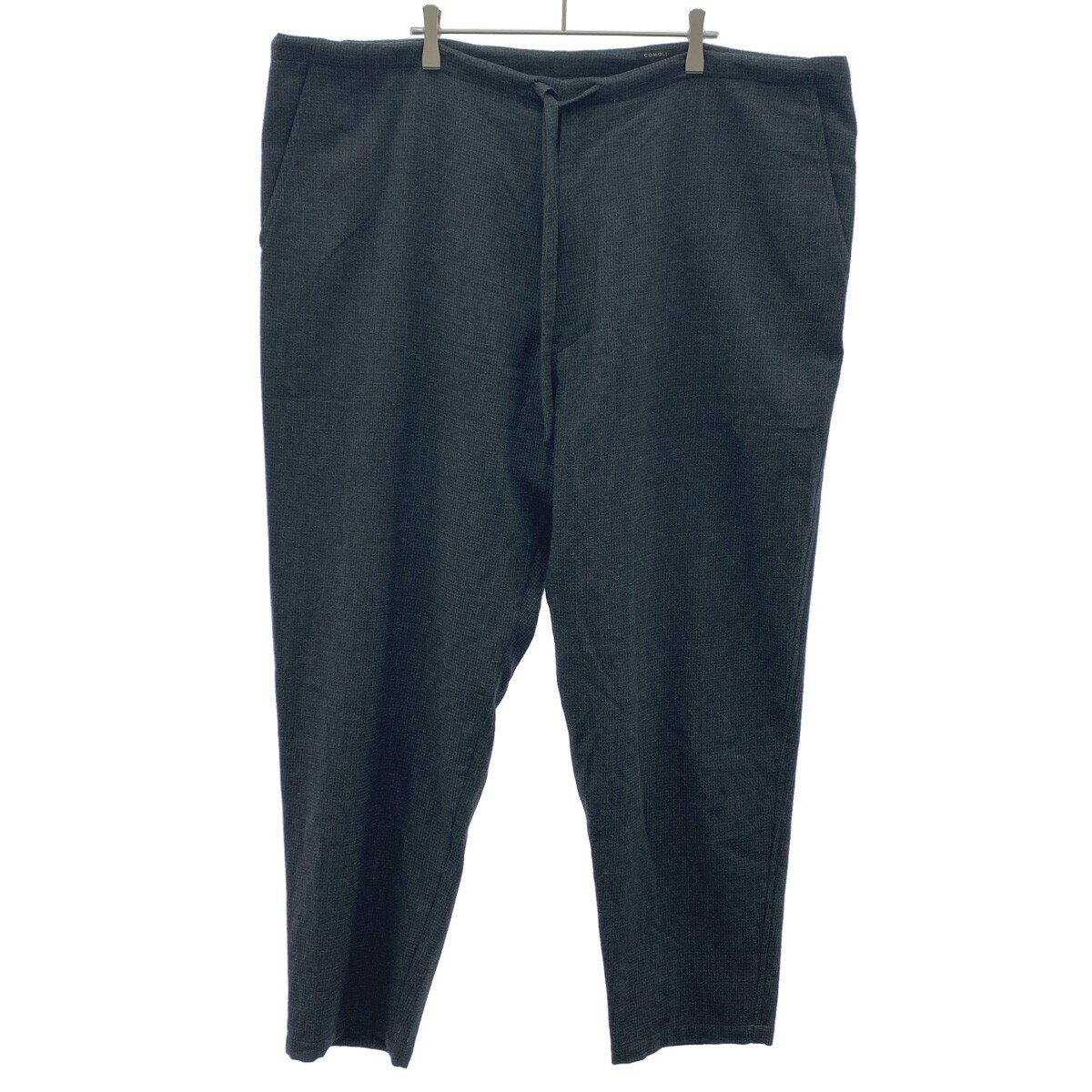 COMOLI コモリ 20AW 強縮ウール テーパードパンツ S03-03010 チャコールグレー 3 【中古】 ITWK9AAU98OO