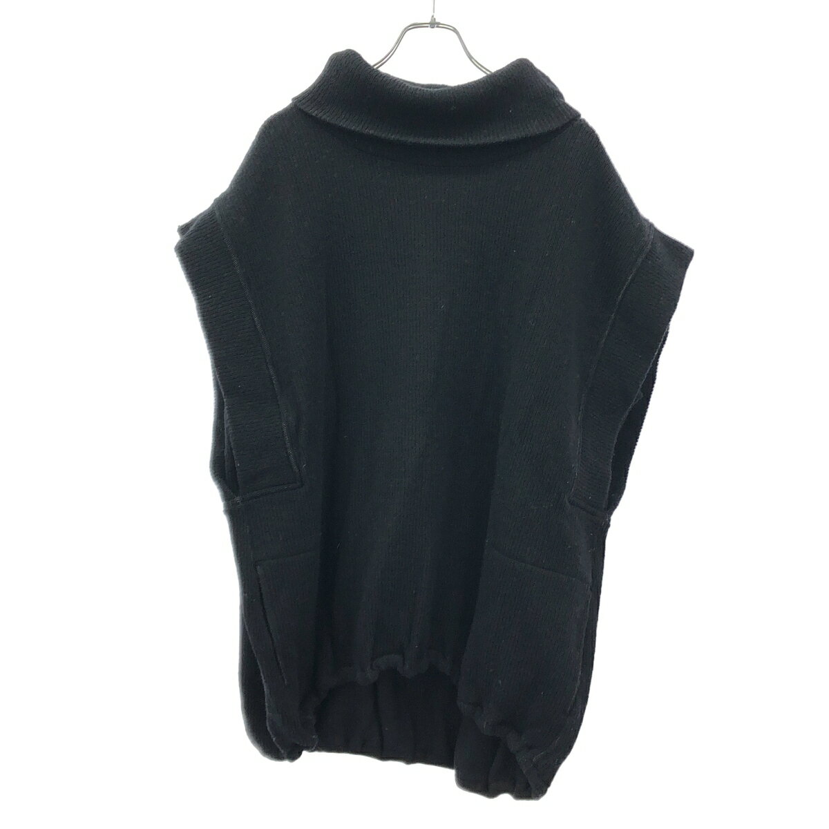COGTHEBIGSMOKE コグザビッグスモーク GISELLE ROLLNECK GILLET ロールネックベスト ブラック F 【中古】 ITPZD8QI1A36