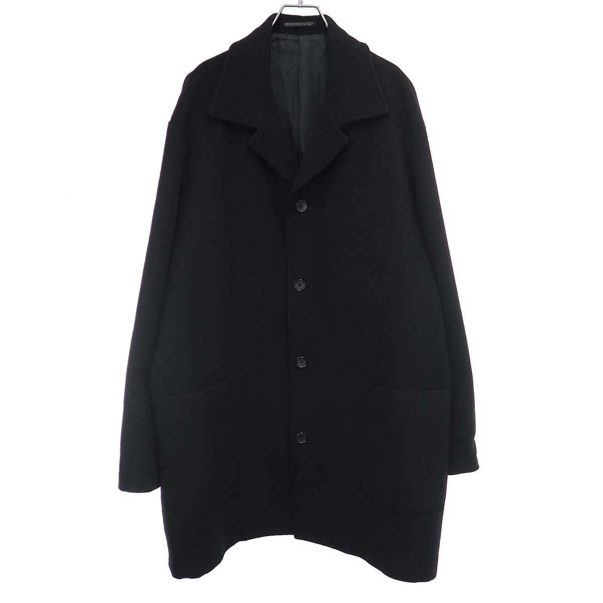 Yohji Yamamoto POUR HOMME ヨウジヤマモト プールオム 23AW AIRY MOSSER OUT POCKET 5BSJK エアリーモッサーアウトポケットジャケット HJ-C04-102 ブラック 1  ITQ2PDOJTH3K
