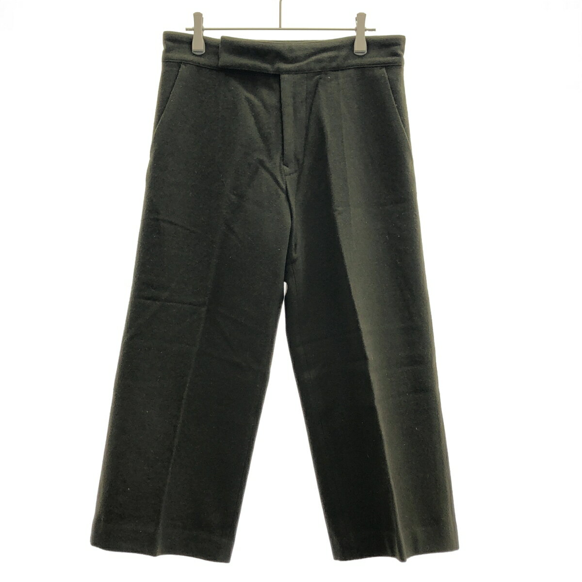 Rakuten - Yohji Yamamoto ヨウジヤマモト 2004AW ウールトラウザーパンツ FJ-P15-108 オリーブ 2 【中古】 ITI2C6884RO6
