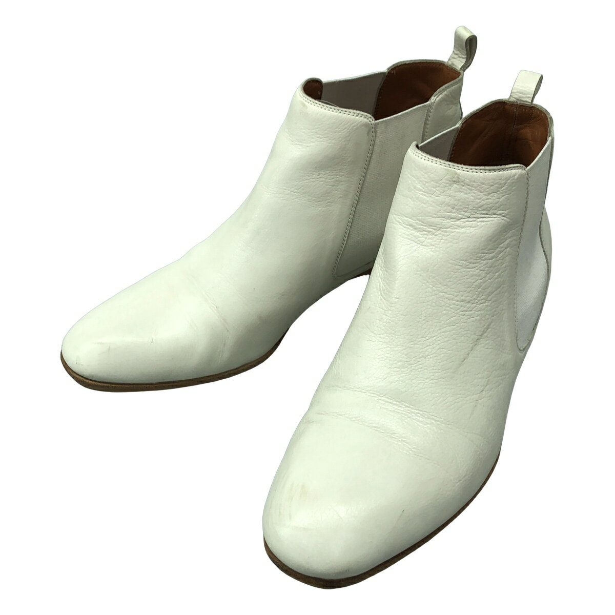 SARTORE サルトル サイドゴアレザーブーツ SR2714 ホワイト 37 【中古】 ITGJ439RPIA0