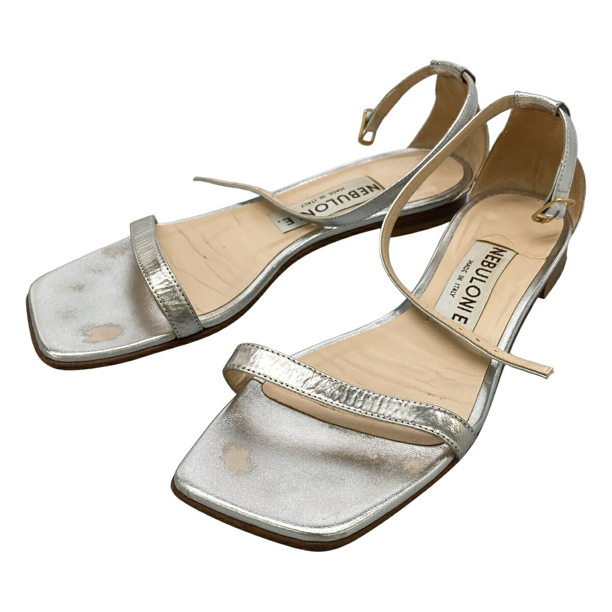 NEBULONIE ネブローニ サンダル シルバー 38 【中古】 ITISDFAJOP1W
