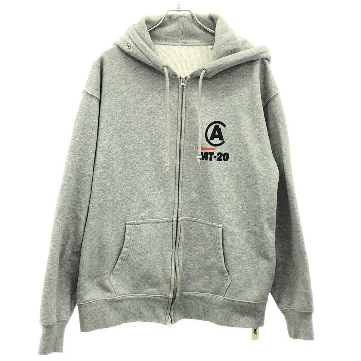 Mountain Research マウンテンリサーチ Souvenir Zip Hoody スウェットジップアップパーカー MTR-3395 グレー L 【中古】 ITAEQ7VJ64GL