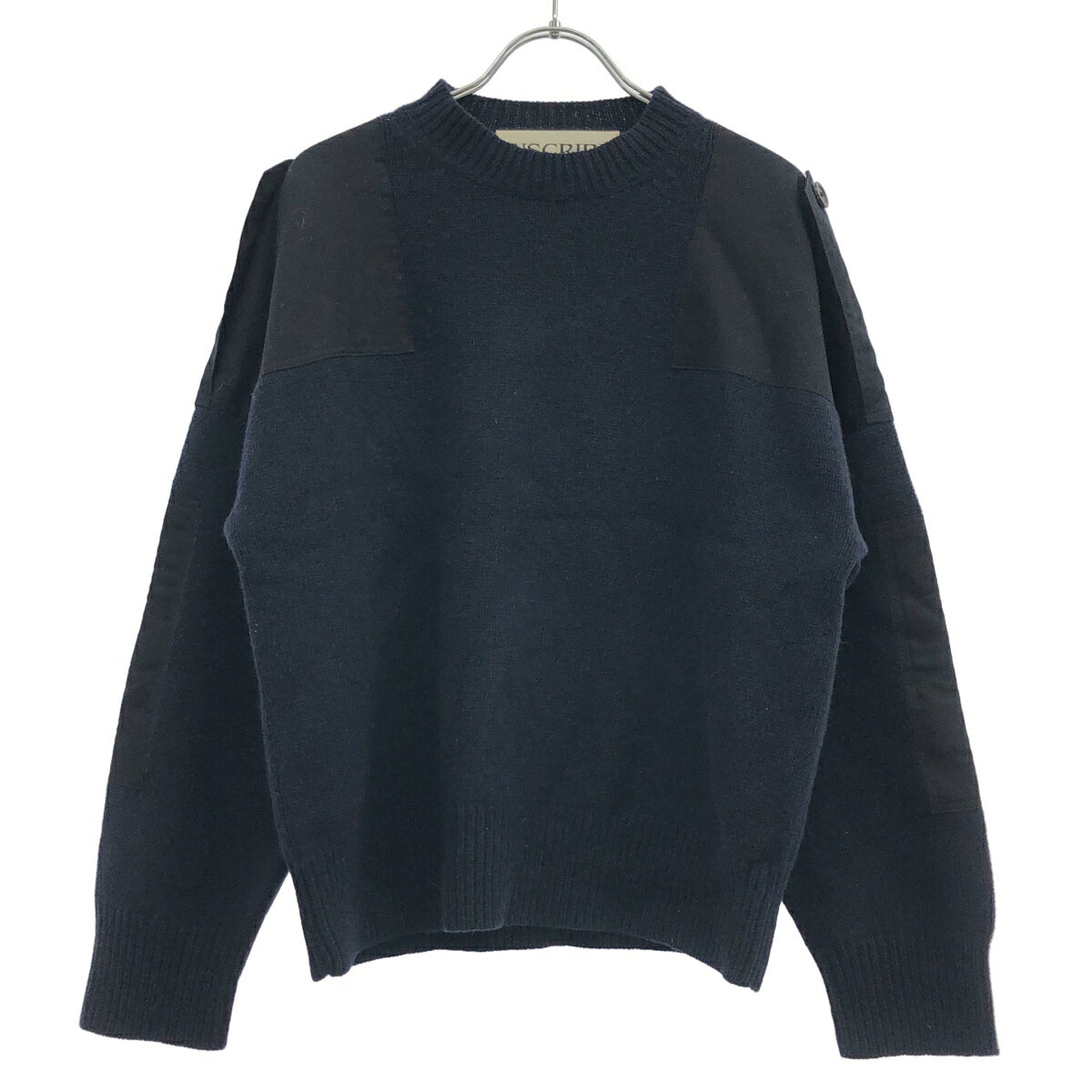 INSCRIRE アンスクリア 19AW コマンドニットセーター I19AW-K20 ネイビー - 【中古】 ITZALDWII7GT