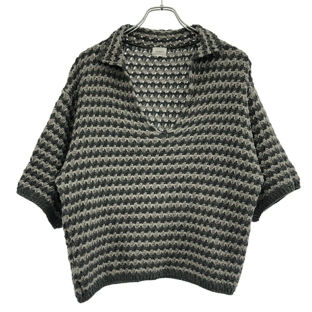 Rakuten - CONTROLLA+ コントローラプラス スキッパーニット CNTR08-NT01 グレー系 0 【中古】 ITL10P8TBLJZ