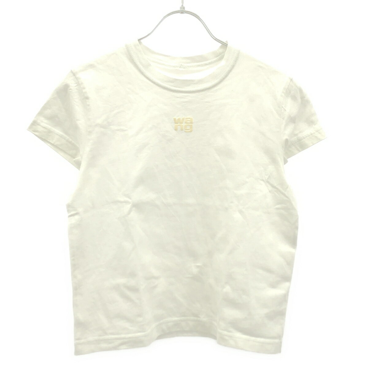 Rakuten - alexanderwang アレキサンダーワン ESSENTIAL JSY SHRUNK TEE ロゴTシャツ 4CC3221358 ホワイト XS 【中古】 IT87PEEPVRC8