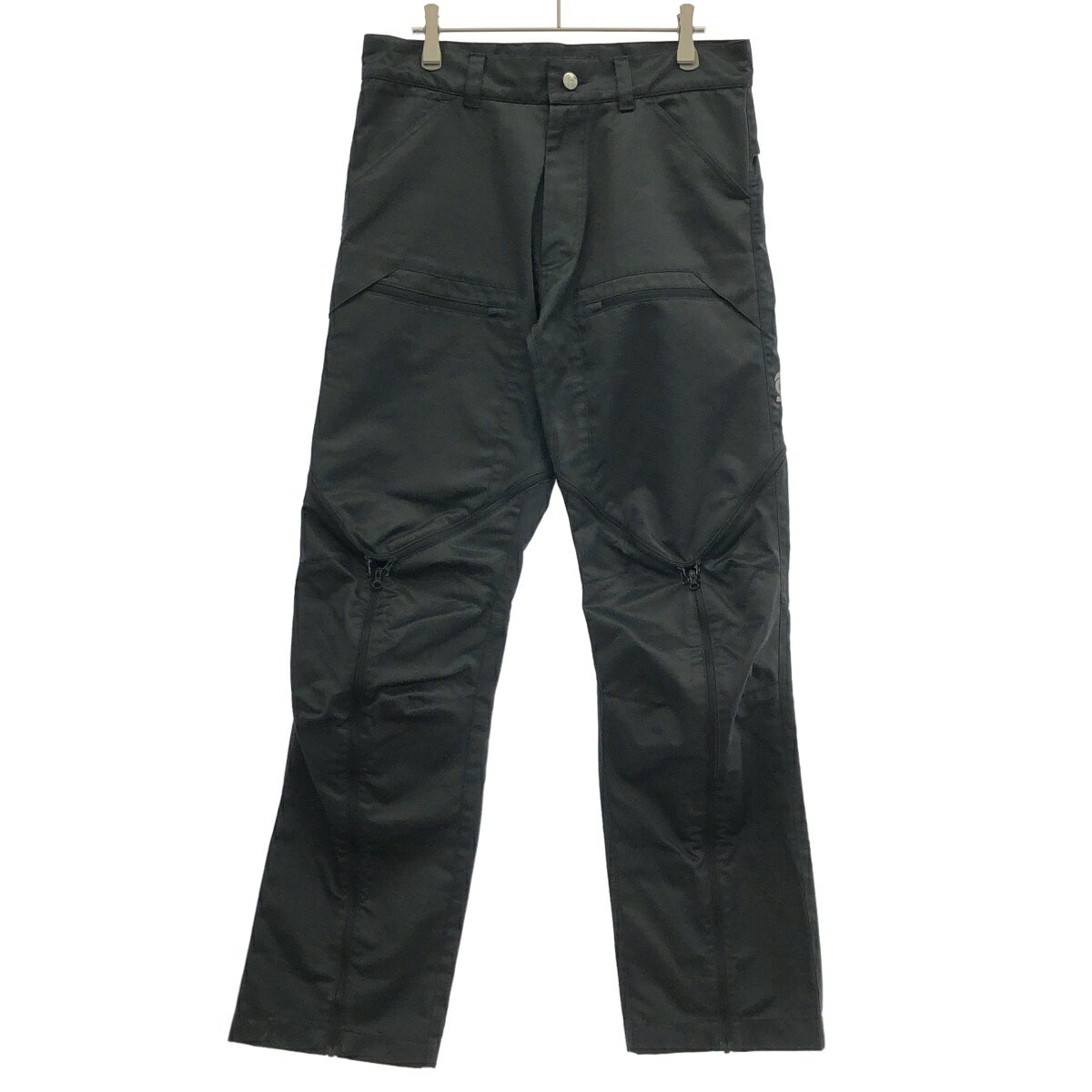 Olly Shinder オリーシンダー Tri-Zip Trouser ジップデザインパンツ ブラック 30  IT30J5EBI8JK