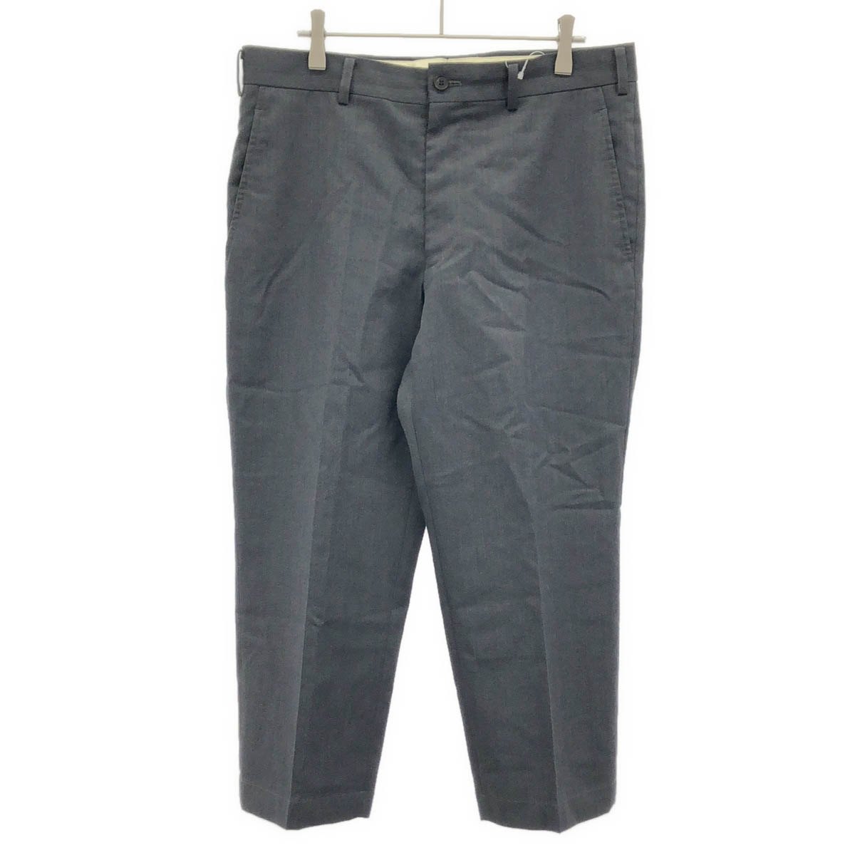 Rakuten - COMME des GARCONS HOMME DEUX コムデギャルソンオムドゥ 16SS クロップドウールスラックスパンツ DQ-P068 グレー M 【中古】 ITRAQBN85RTA