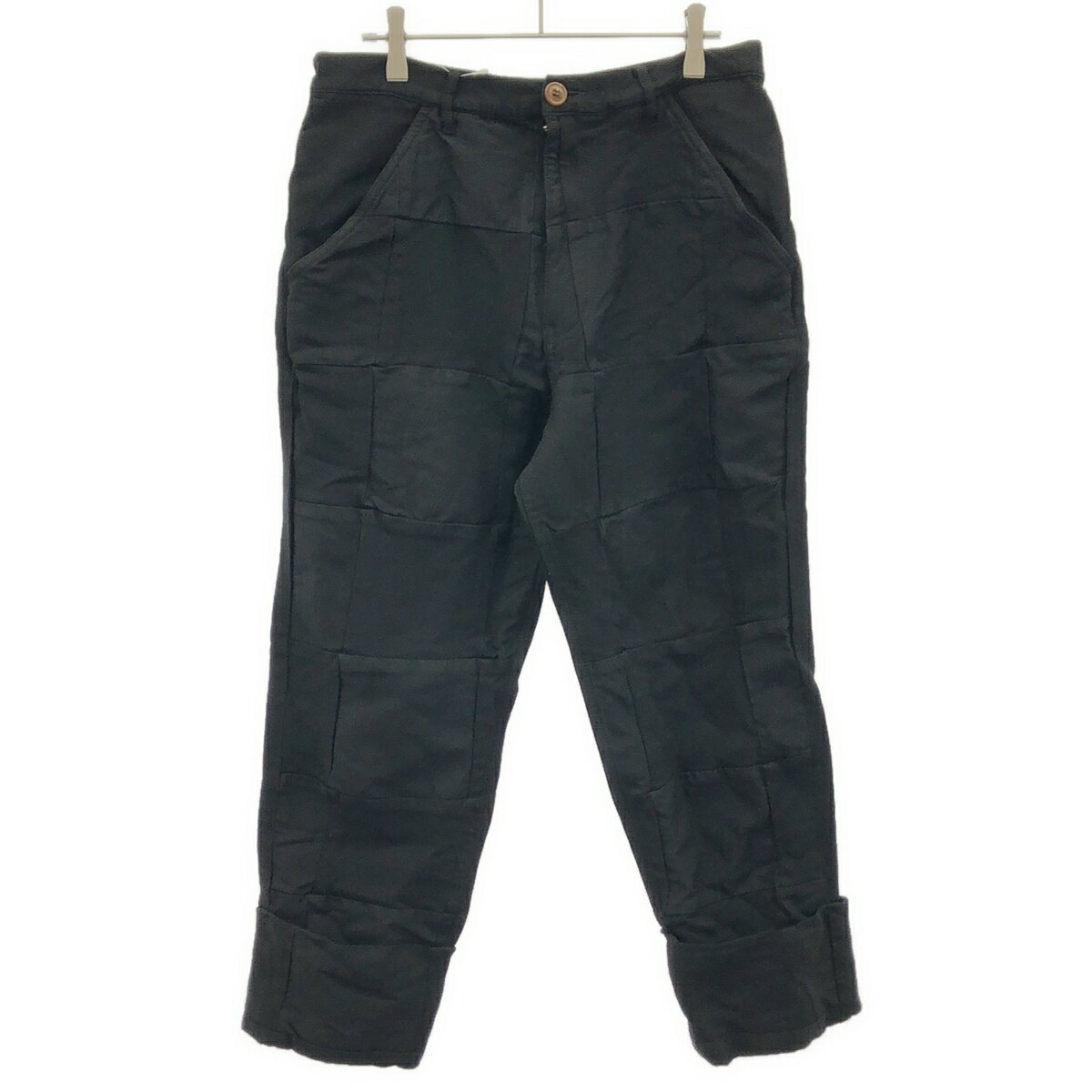 樂天商城 - COMME des GARCONS HOMME PLUS コム デギャルソンオムプリュス 12SS パッチワークデザインパンツ PI-P021 ブラック S 【中古】 IT38CAK3EU1K