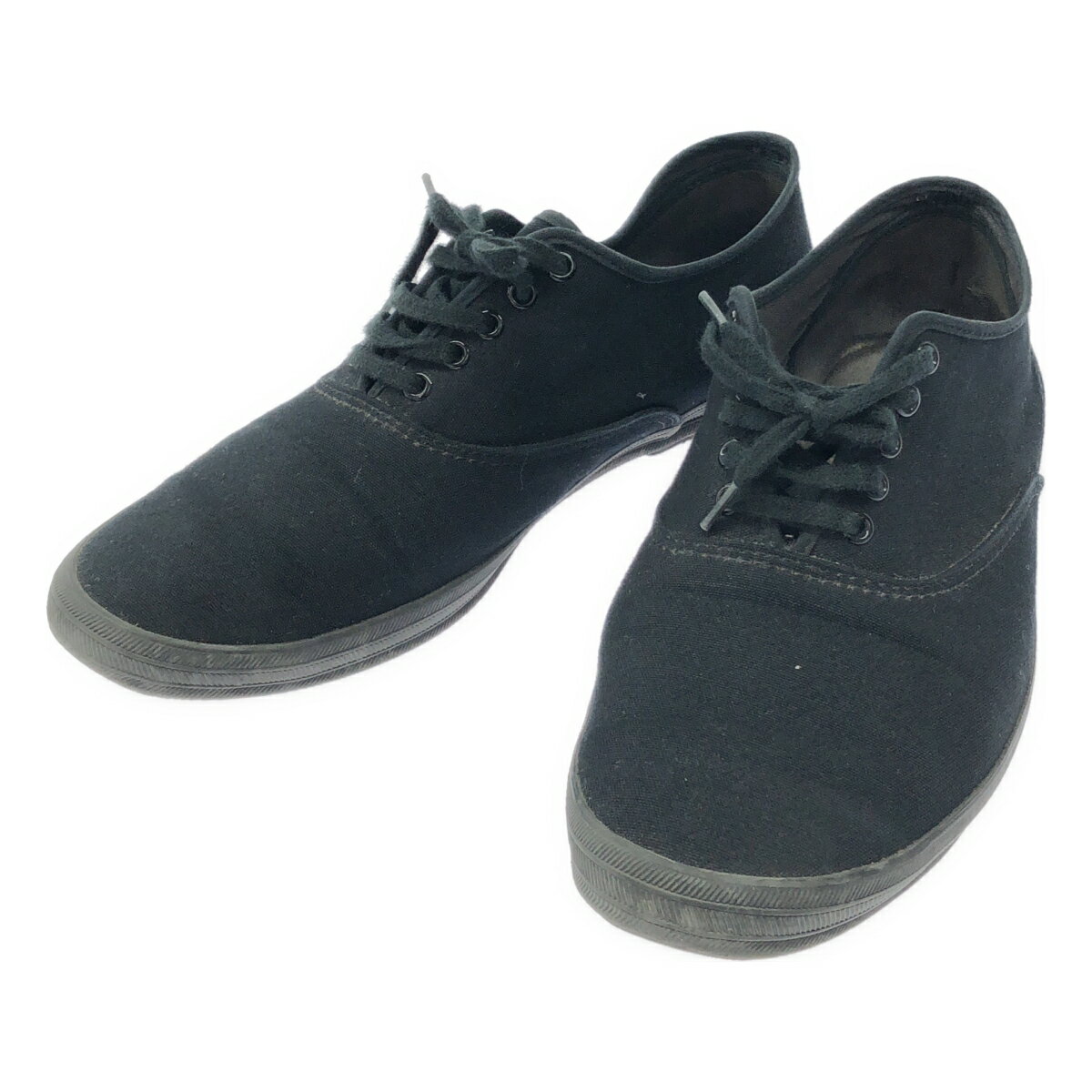 乐天商城 - COMME des GARCONS COMME des GARCONS コムデギャルソンコムデギャルソン ローカットキャンバススニーカー ブラック 25 【中古】 IT1G6HYPMNUI