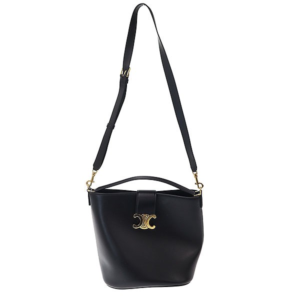 Rakuten - CELINE セリーヌ Louise Bucket Bag Medium ルイーズ バケット ミディアム ショルダーバッグ ブラック 【中古】 IT564IQ8ZOG0