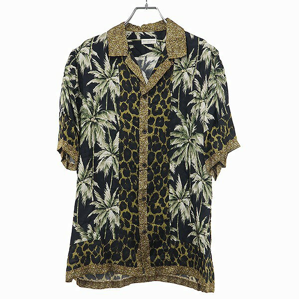 Rakuten - DRIES VAN NOTEN ドリスヴァンノッテン 16SS レオパードパームツリー アロハシャツ ミックス 46 【中古】 ITTNJIDVWAWI