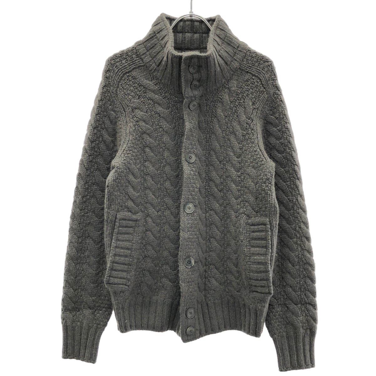 Rakuten - HERNO ヘルノ カシミヤニットカーディガン MA0011U グレー 44 【中古】 ITT3RTBGWFQC
