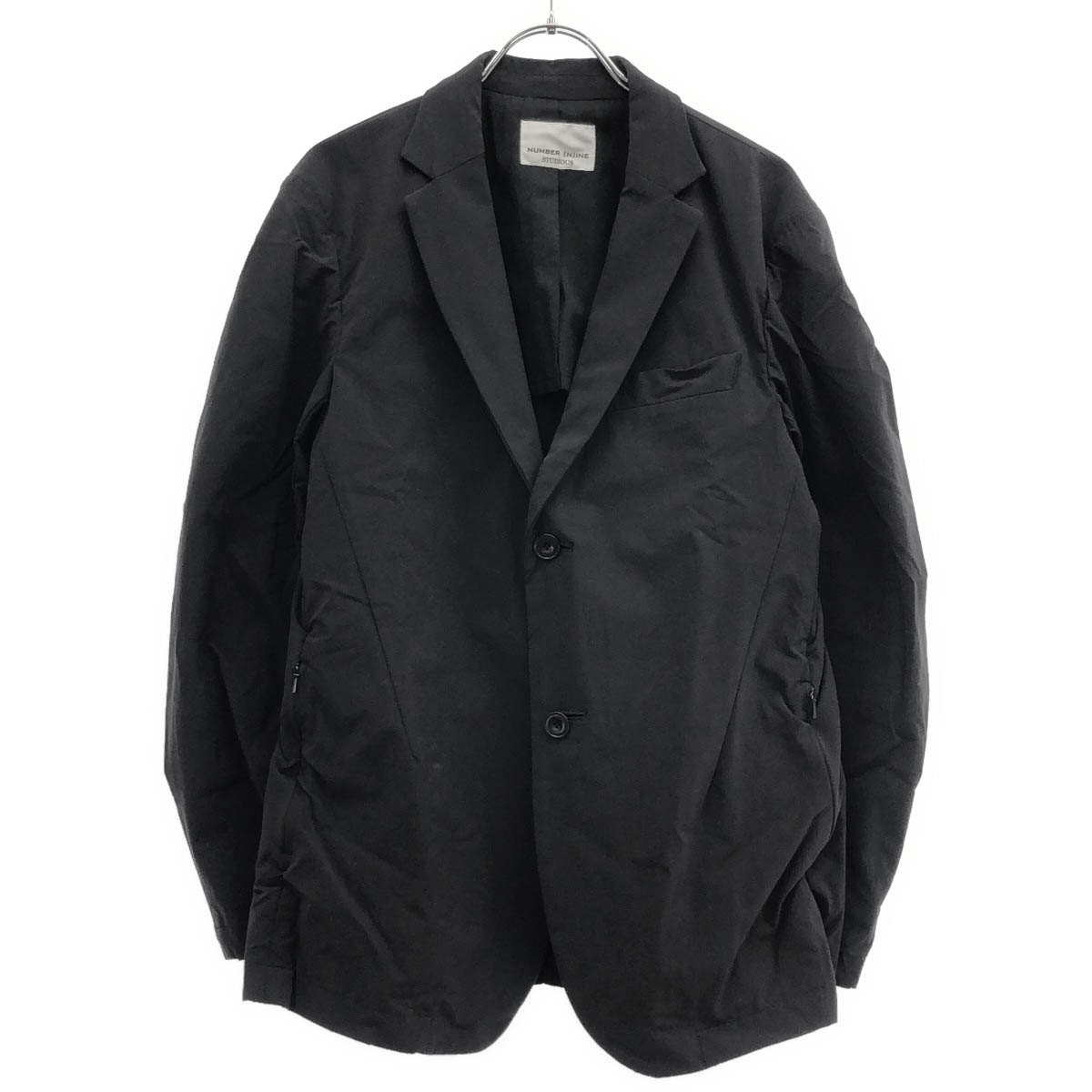 NUMBER(N)INE×STUDIOUS ナンバーナイン×ステュディオス ナイロンセットアップスーツ 118053005 ブラック 2 【中古】 ITK2I3B1NADQ