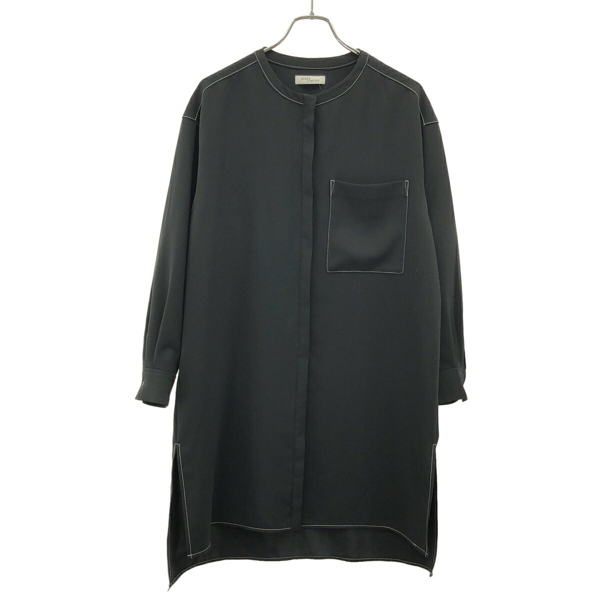 樂天商城 - STATE OF MIND ステートオブマインド シャツワンピース 9-20308000-05 ブラック M 【中古】 ITZWBZY0Z0IS