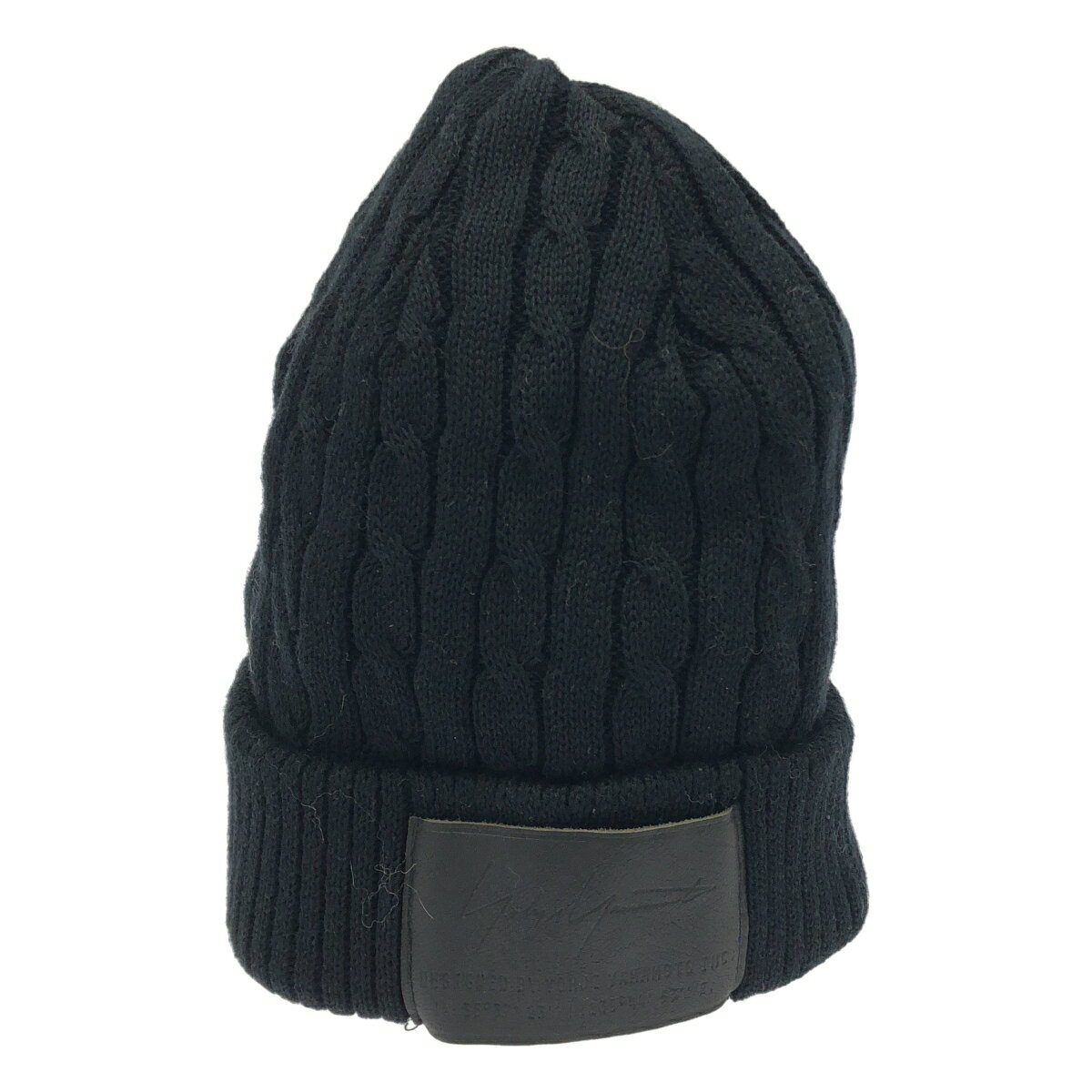 Yohji Yamamoto+Noirネイビー ニットキャップ 1258402651.jpg?1624286488