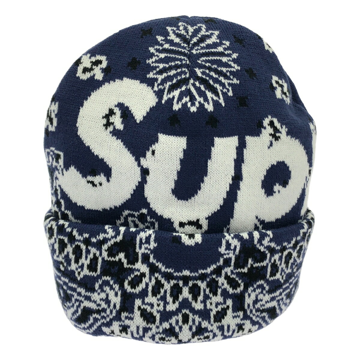 り*ま様 年末限定！大幅値下げ【最安値】Supreme19awバンダナニットキャ SUPREME / KNIT LOGO CRUSHER - GANGSTA MARKET 【ギャングスタ