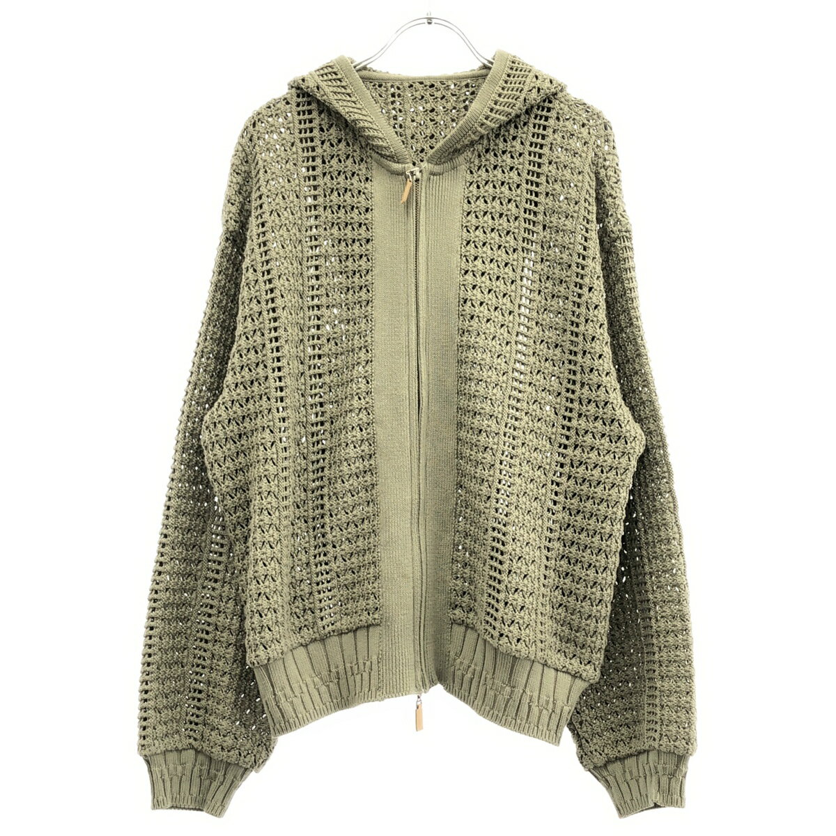 Rakuten - PUBLIC TOKYO パブリックトウキョウ クラフトメッシュニットパーカー 164431001 グリーン F 【中古】 IT56GFJZKNBU