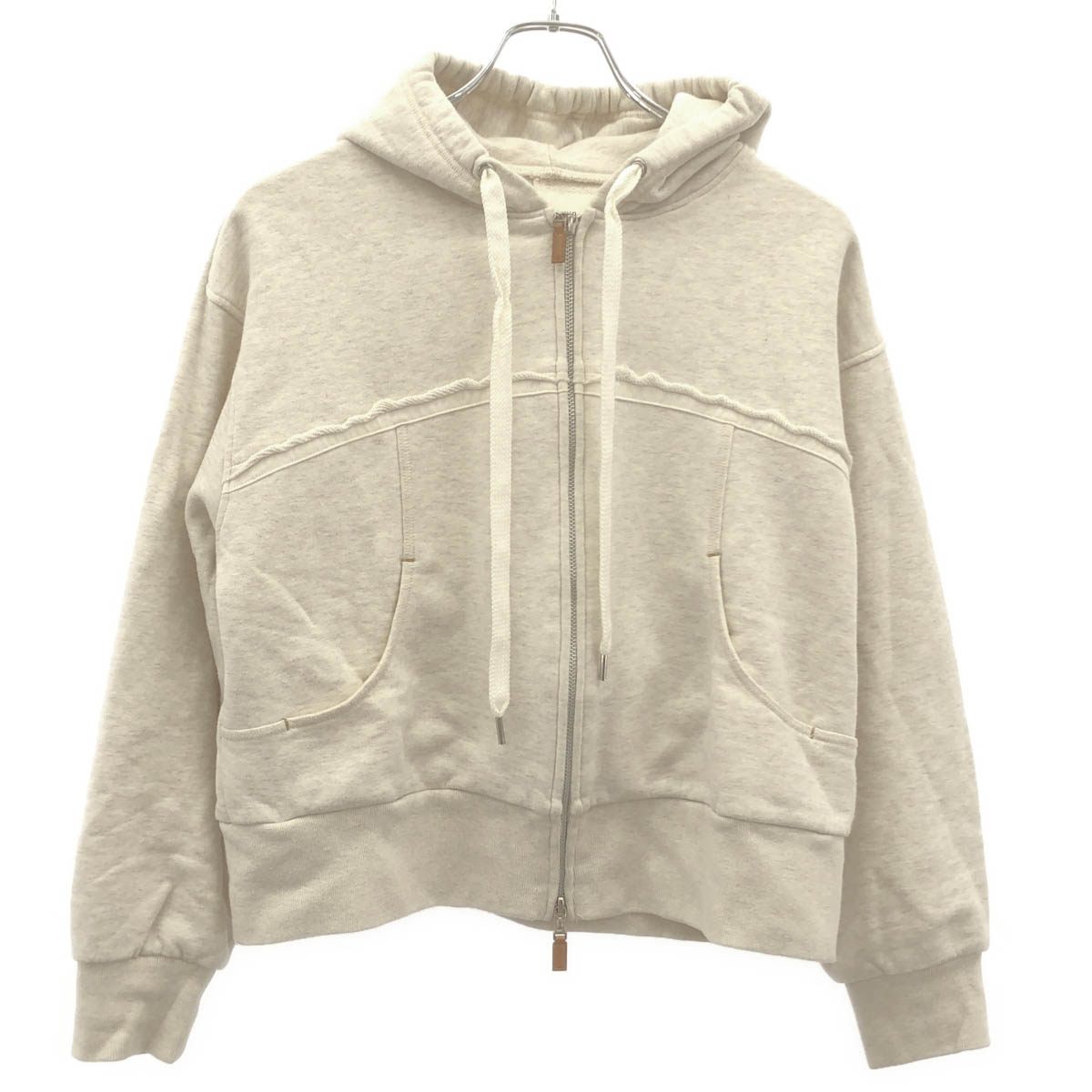 PUBLIC TOKYO パブリックトウキョウ カーブポケットスウェットパーカー 164540006 グレー F 【中古】 IT6V4C7JFGHS