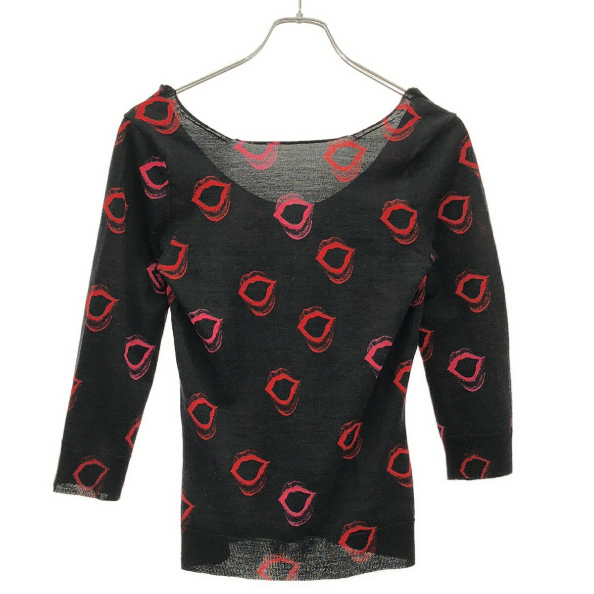 Rakuten - COMME des GARCONS コムデギャルソン 2008AW バックオープンリップニットセーター GB-N004 ブラック S 【中古】 ITR5OGV31ABS