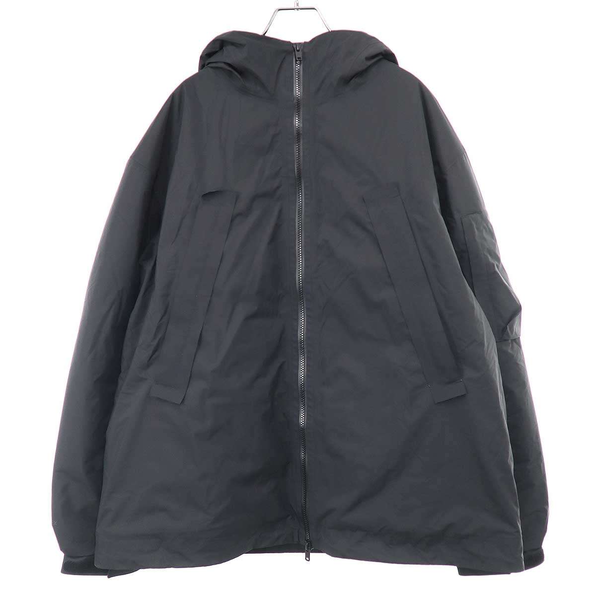 Y-3 ワイスリー 25AW GTX PADDED HOODED JACKET フーデッドパテッドジャケット JW4619 ブラック S 【中古】 ITVFVDIX4FSE