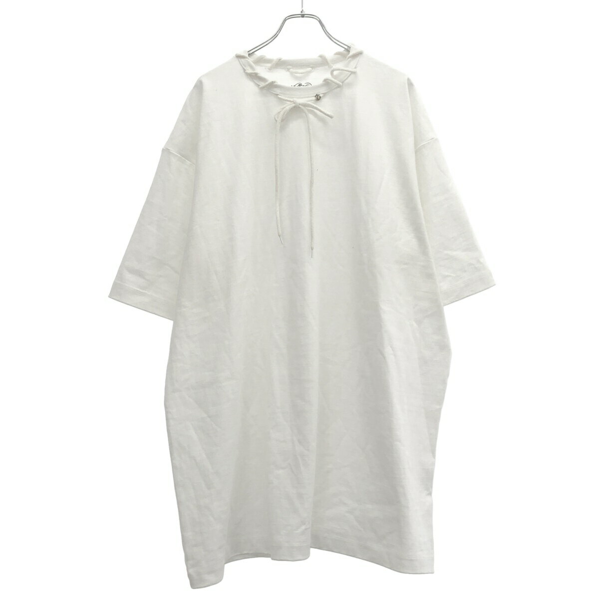 NATURAL INSTINCT×Amanojak ナチュラル インスティンクト×アマノジャク 25SS Cycle of Bloom Tee ネックレースオーバーサイズTシャツ AJNI250005001 ホワイト 表記なし 【中古】 ITSY1SMK3S2K