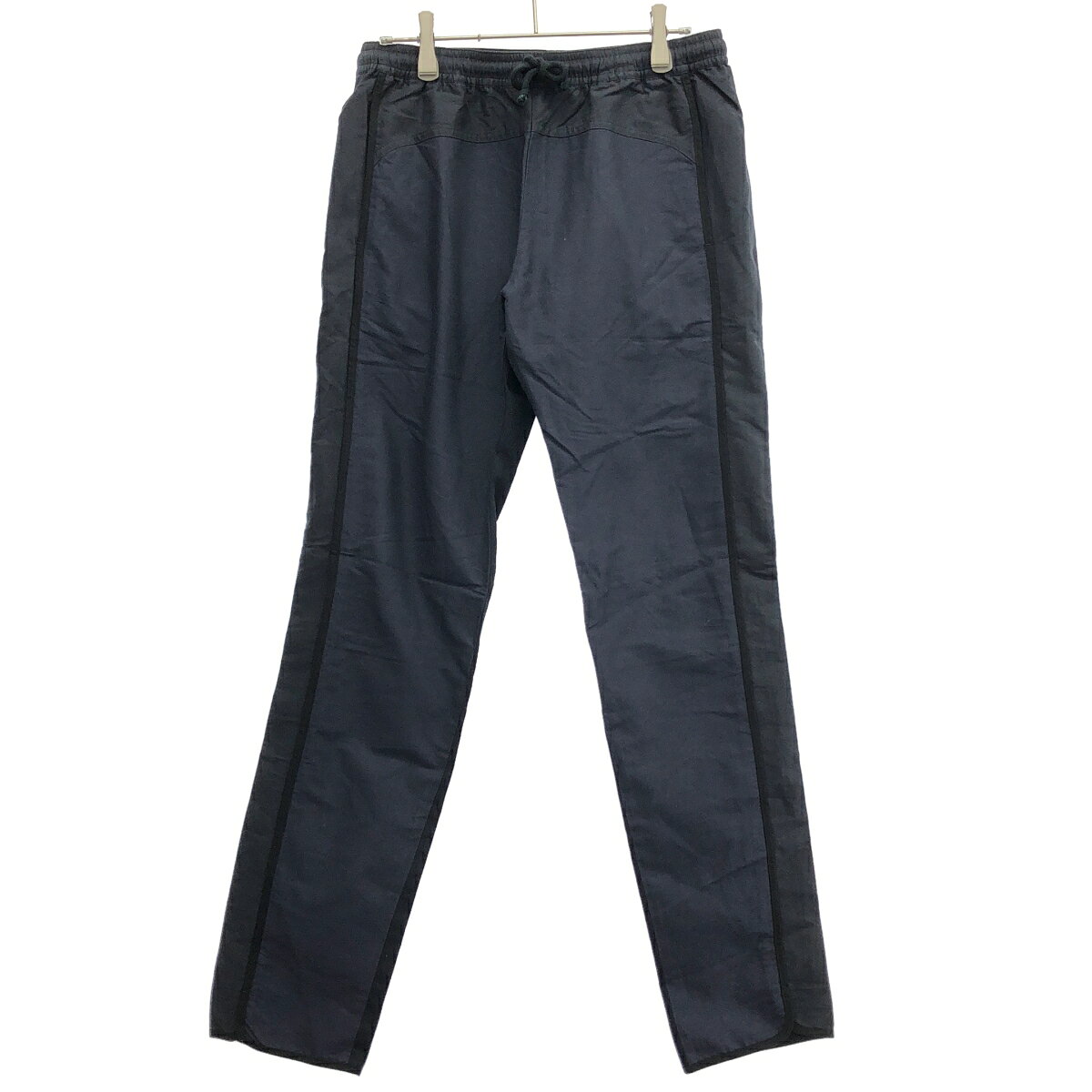 DRIES VAN NOTEN ドリスヴァンノッテン コットンイージーパンツ ネイビー ブラック 46 【中古】 IT5HTRDVKSBK