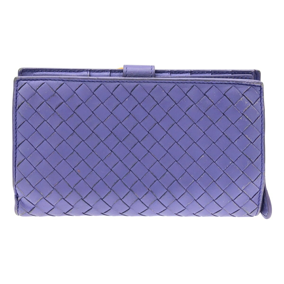 雨さま専用　　Bottega Veneta パープル系財布 パープル（紫）系 BOTTEGA VENETA(ボッテガヴェネタ) 折りたたみ財布