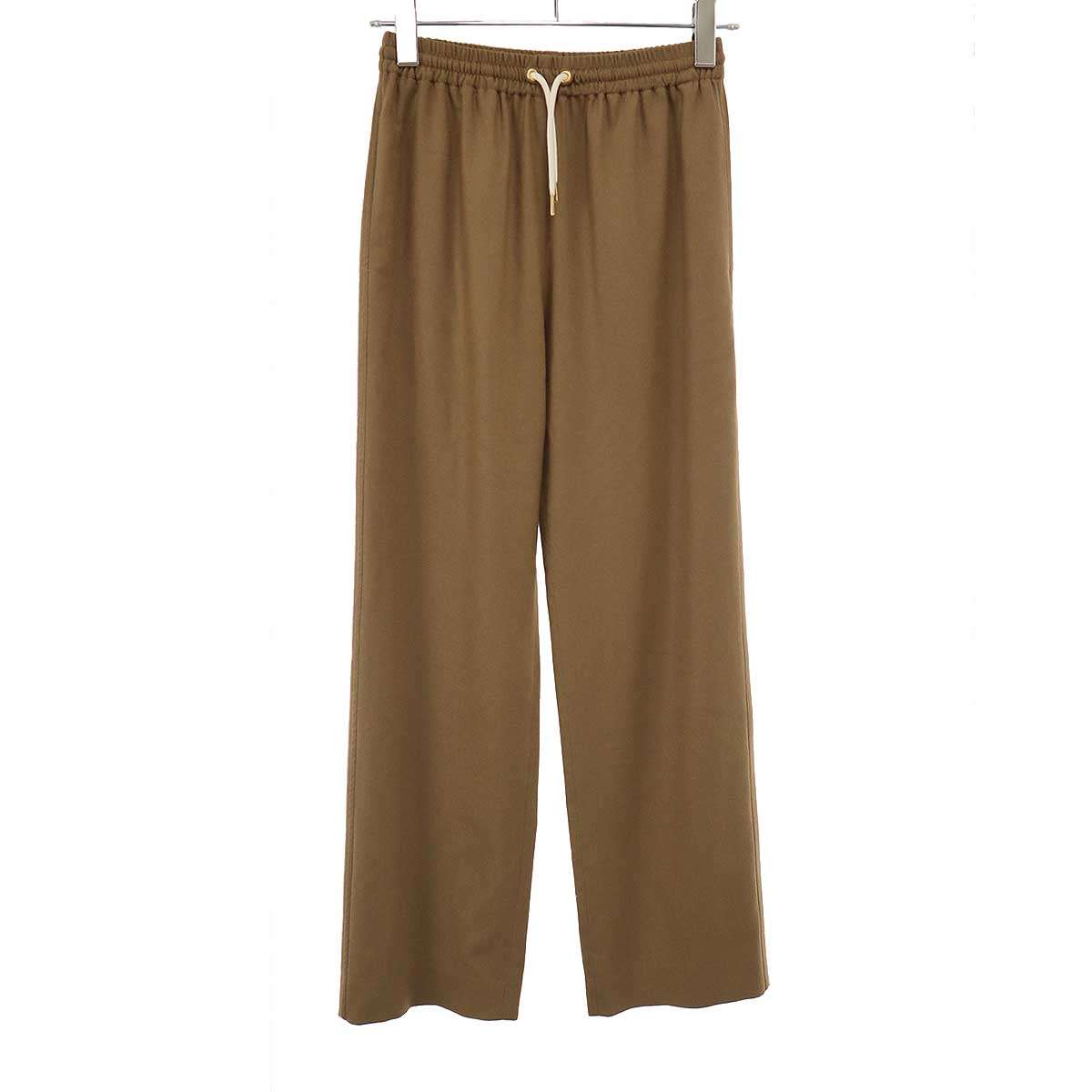 樂天商城 - CELINE セリーヌ ストレート ジョギングパンツ カシミアフランネル 2P823561F.02CM ブラウン 34 【中古】 IT0HSZGOTH00