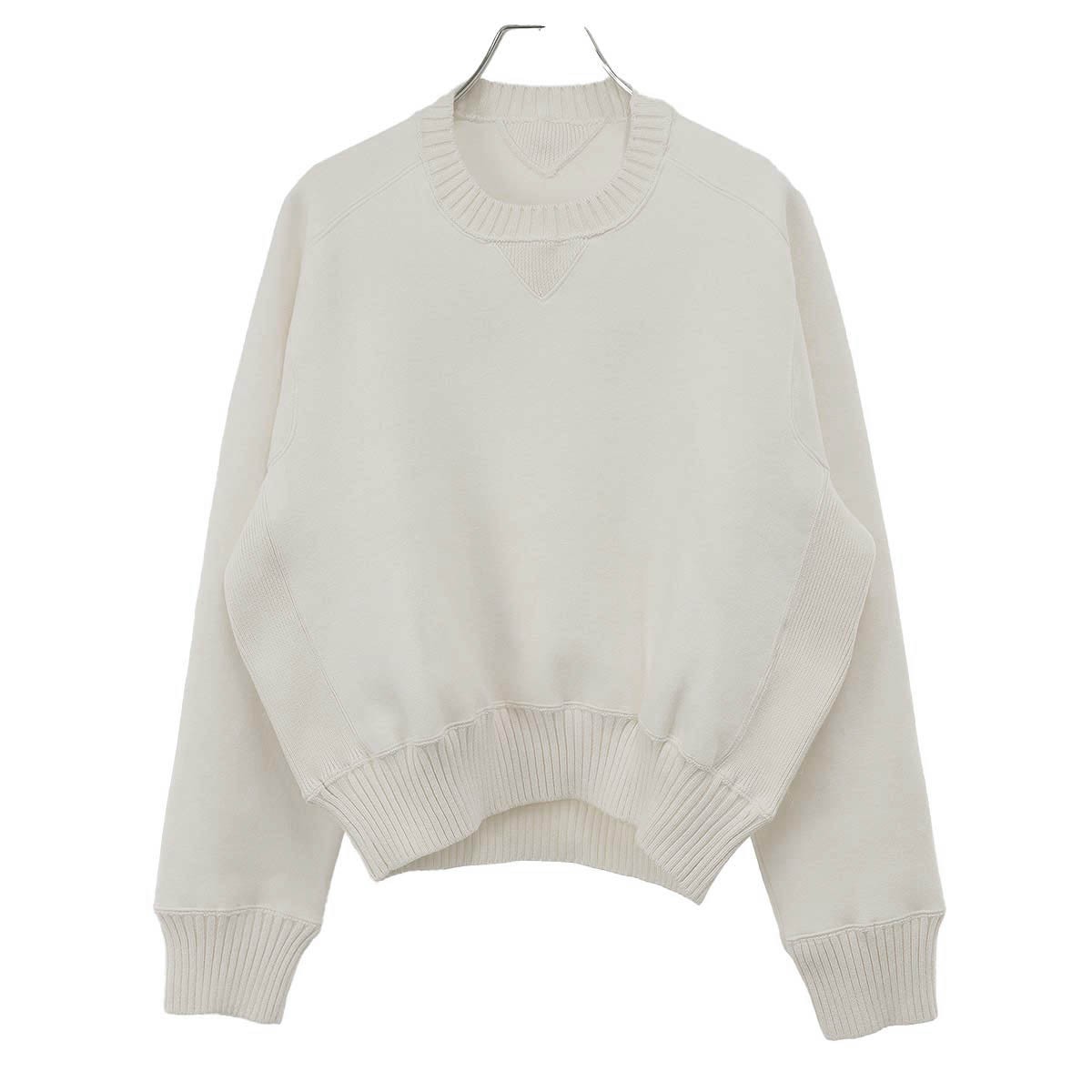 Rakuten - sacai サカイ 26SS Cotton Cashmere Knit Pullover ニットセーター 26-08333 ホワイト 1 【中古】 ITJGEXWWE7SE