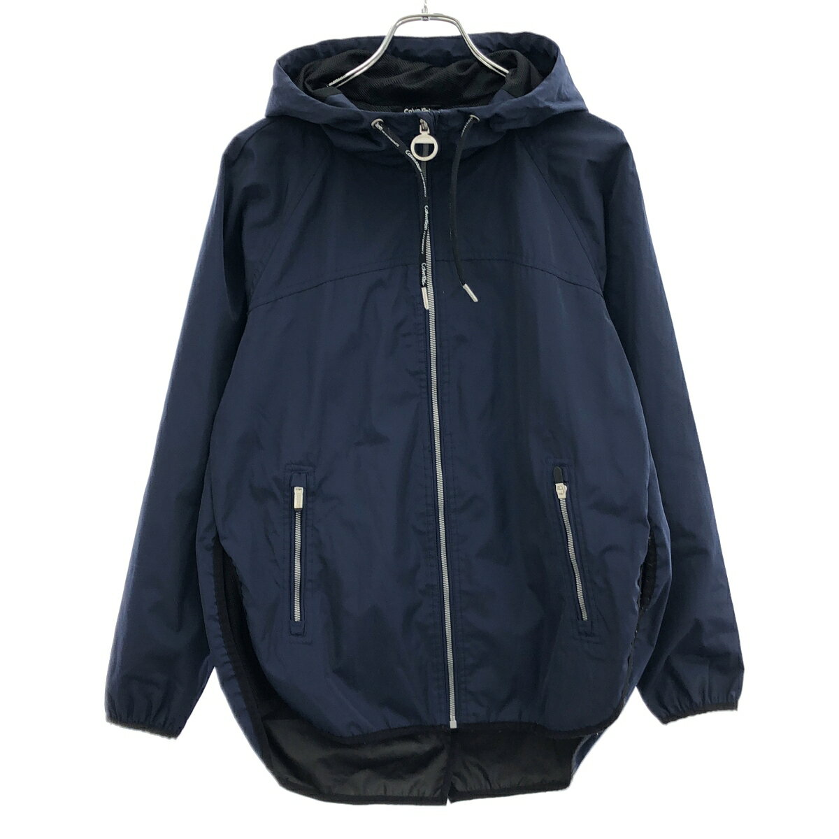 Rakuten - Calvin Klein カルバンクライン ナイロンスリットパーカー S-00-PT001 ネイビー S 【中古】 IT63U0TP7K18