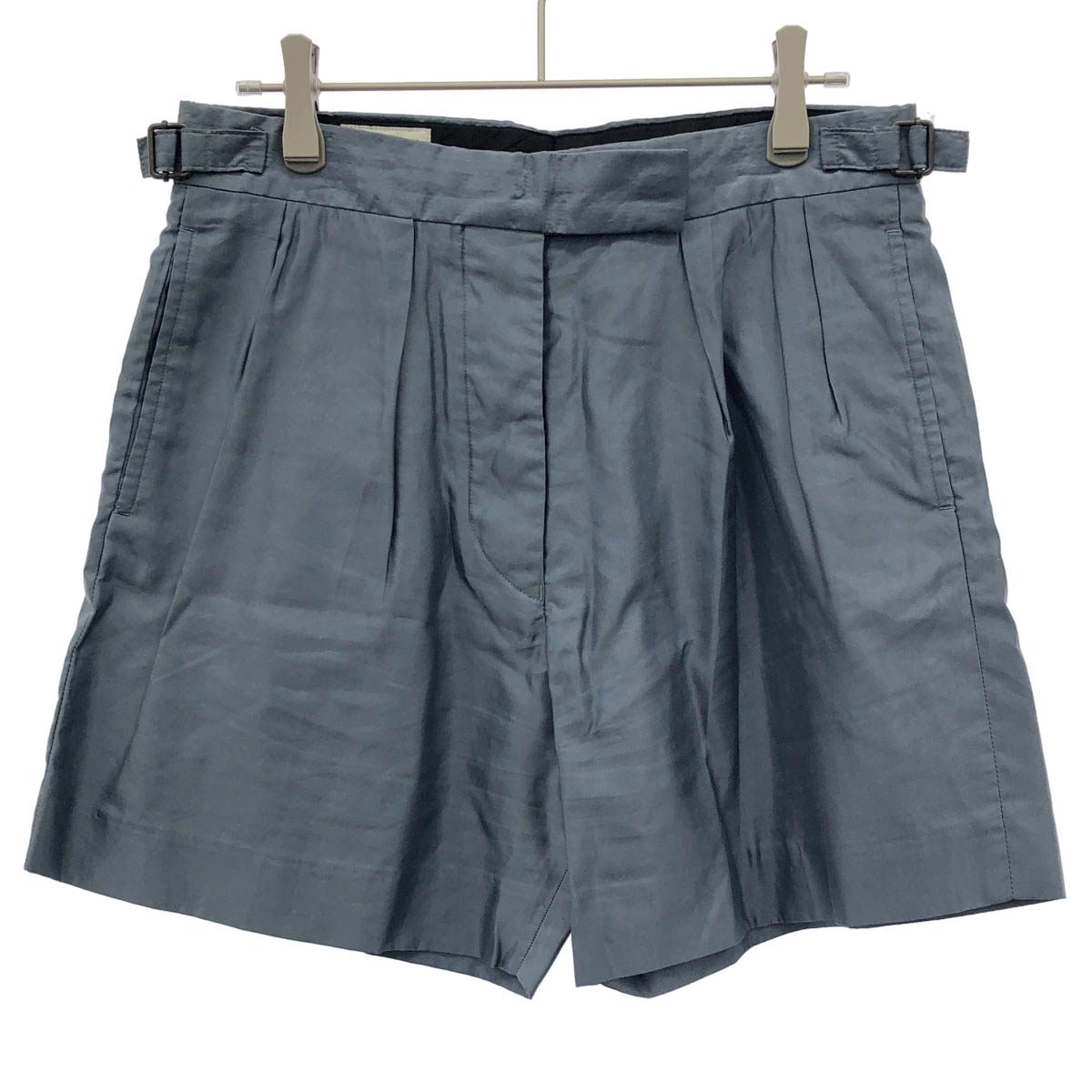 Rakuten - DRIES VAN NOTEN ドリスヴァンノッテン サテンショートパンツ ブルー 36 【中古】 ITQF485XVMK8
